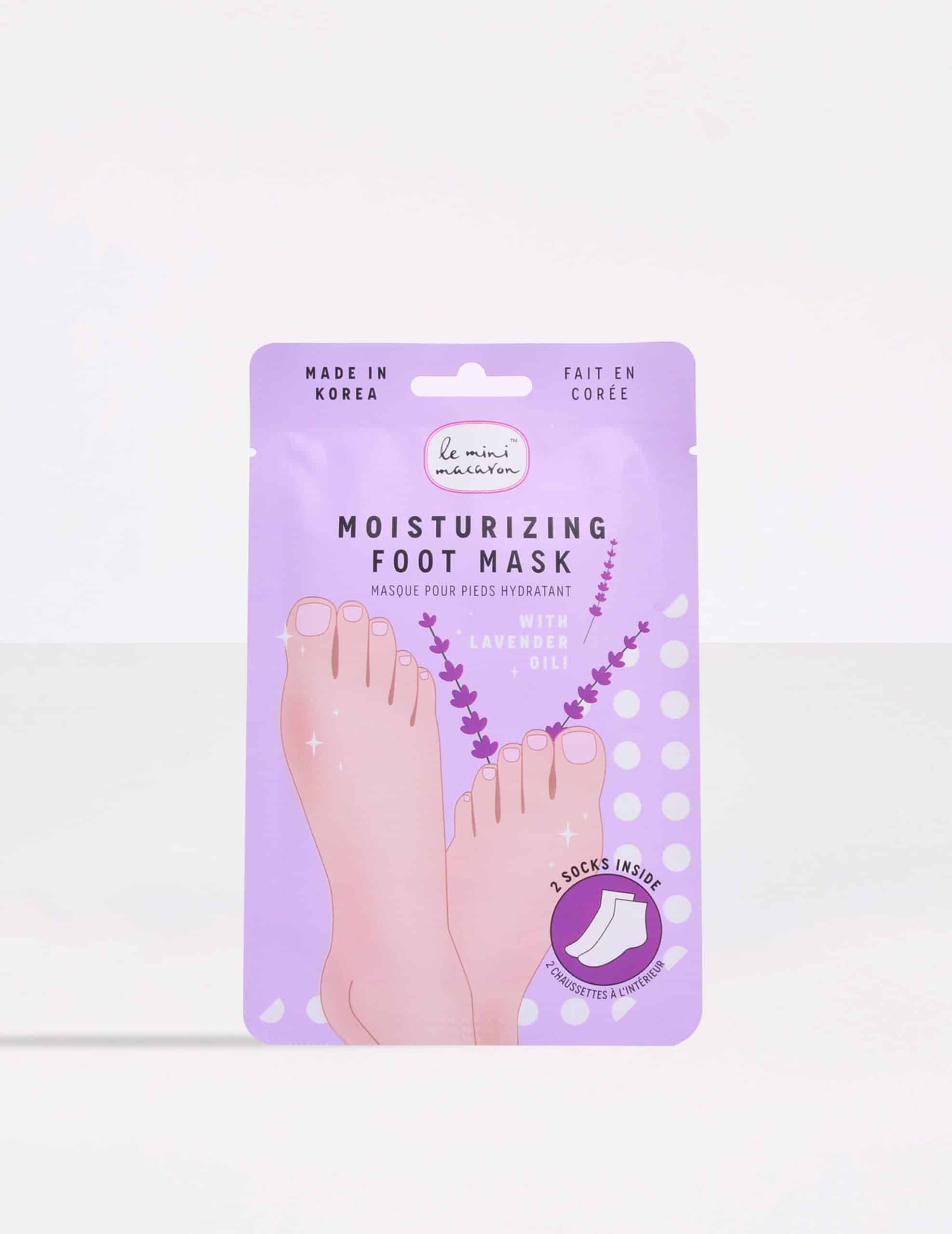 Maska na nohy Moisurizing foot mask levandule