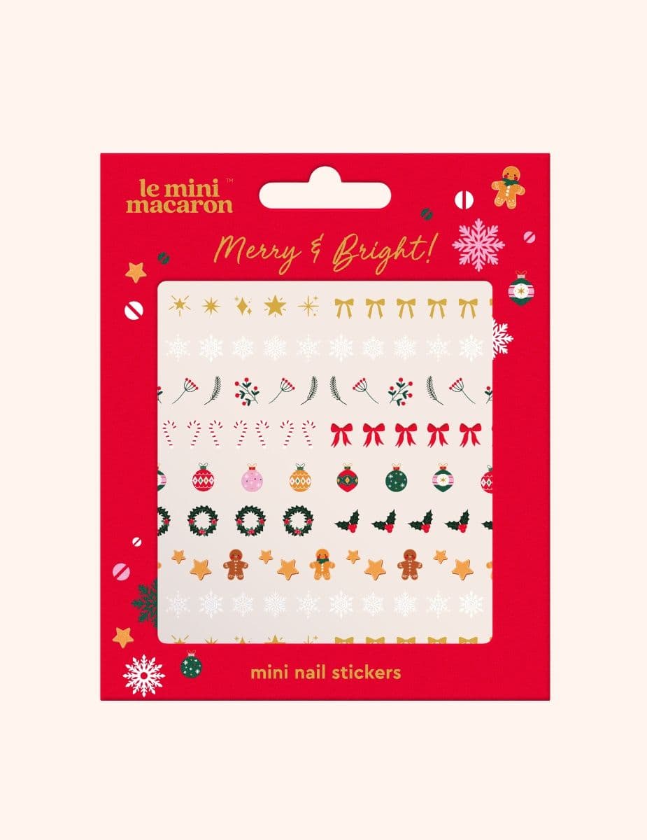 Dekorační nálepky na nehty Merry Bright
